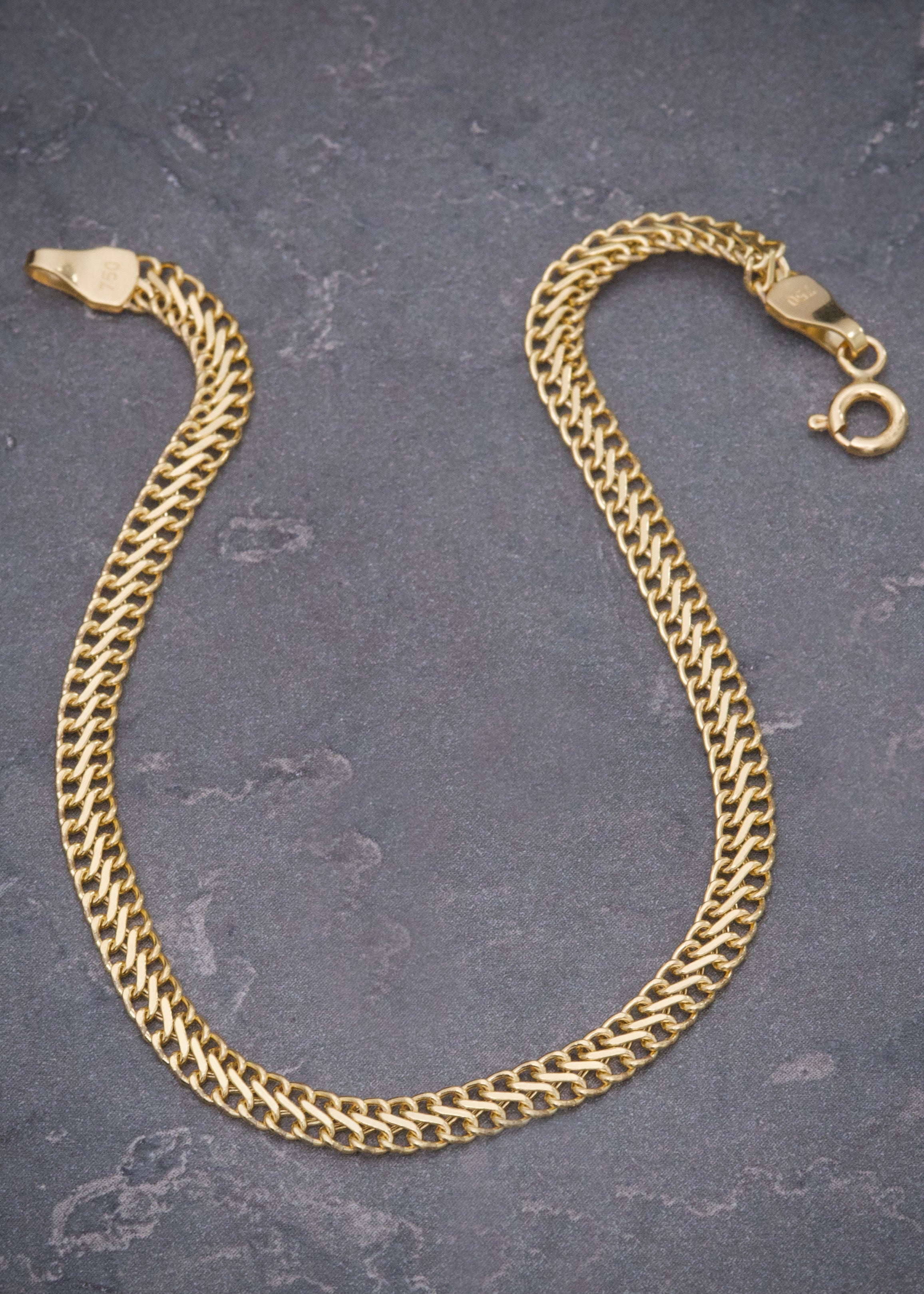 Pulso medusa 2.25gr / Largo 19cm / Oro Amarillo italy +3 B