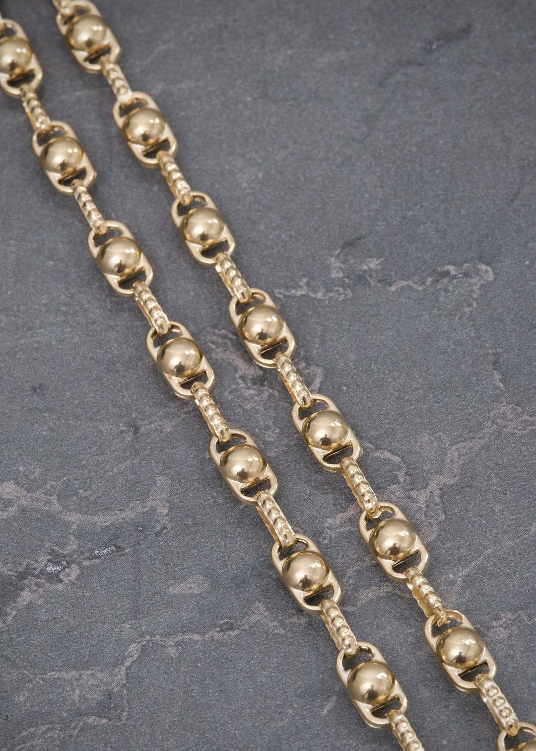 Cadena Rustica 14.05gr / 60cm / 4.6mm — Oro Amarillo