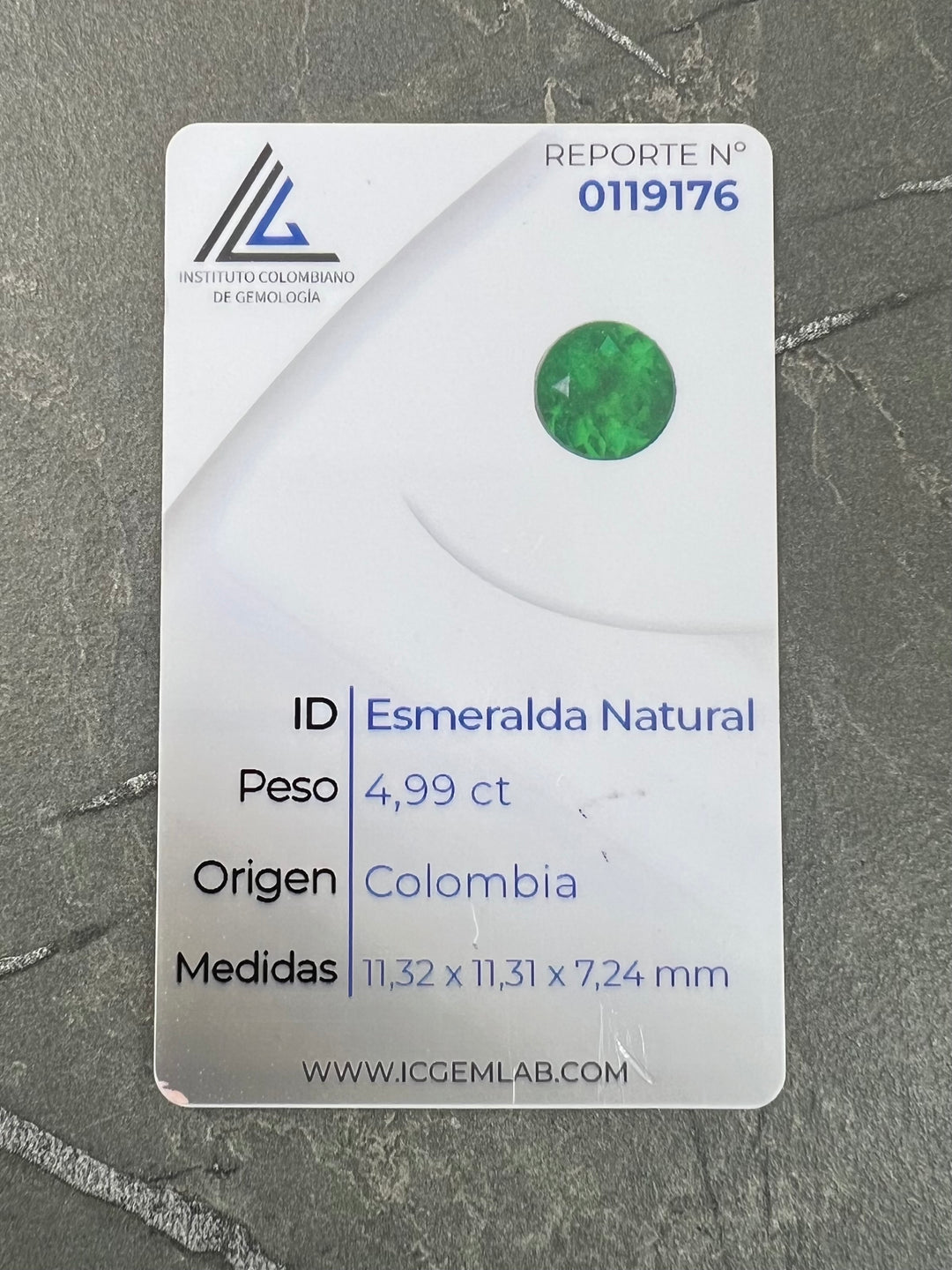 esmeralda redonda 499pts