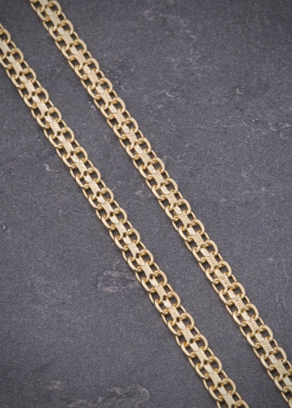 Cadena China 11.8gr / 60cm / 3.4mm — Oro Amarillo
