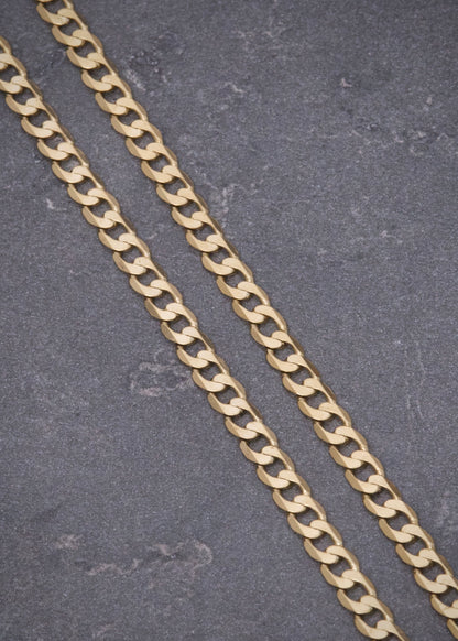 Cadena Cubana 10.35gr / 60cm / 3.1mm — Oro Amarillo