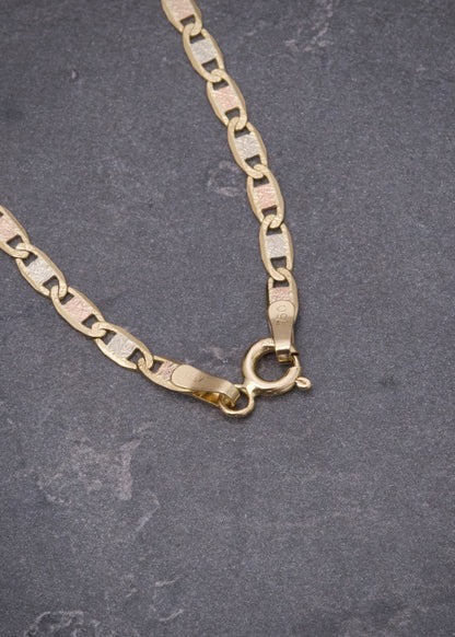 Cadena Plana 5.25gr / 45cm / 2.6mm — Tres Oros