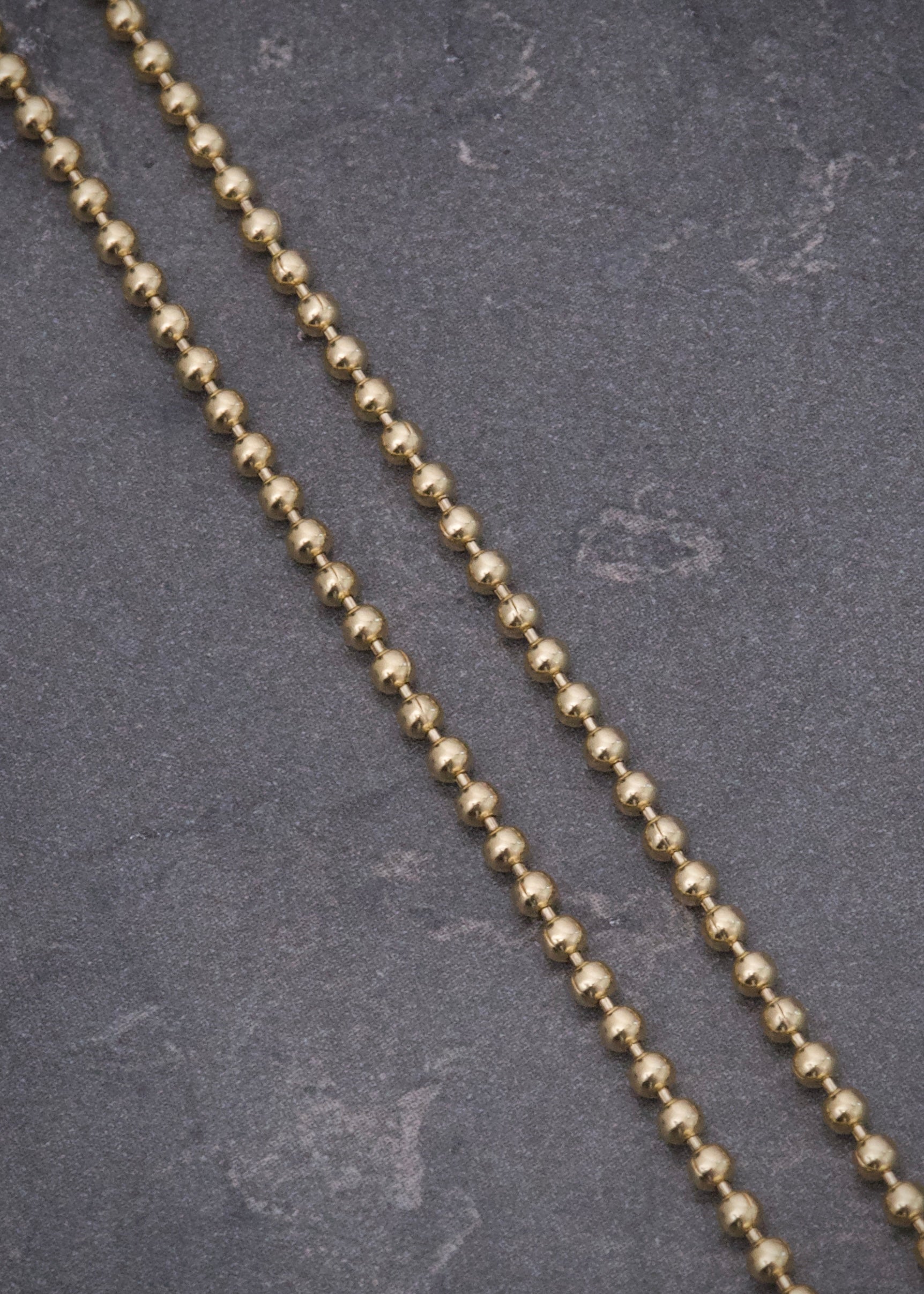 Cadena Militar 8.25gr / 55cm / 1.8mm — Oro Amarillo