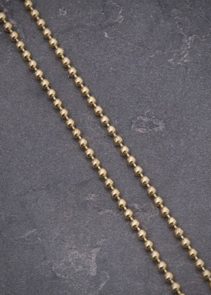 Cadena Militar 8.25gr / 55cm / 1.8mm — Oro Amarillo