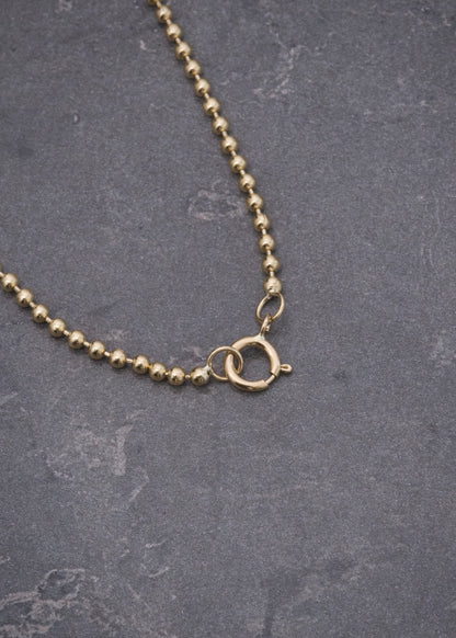Cadena Militar 8.25gr / 55cm / 1.8mm — Oro Amarillo