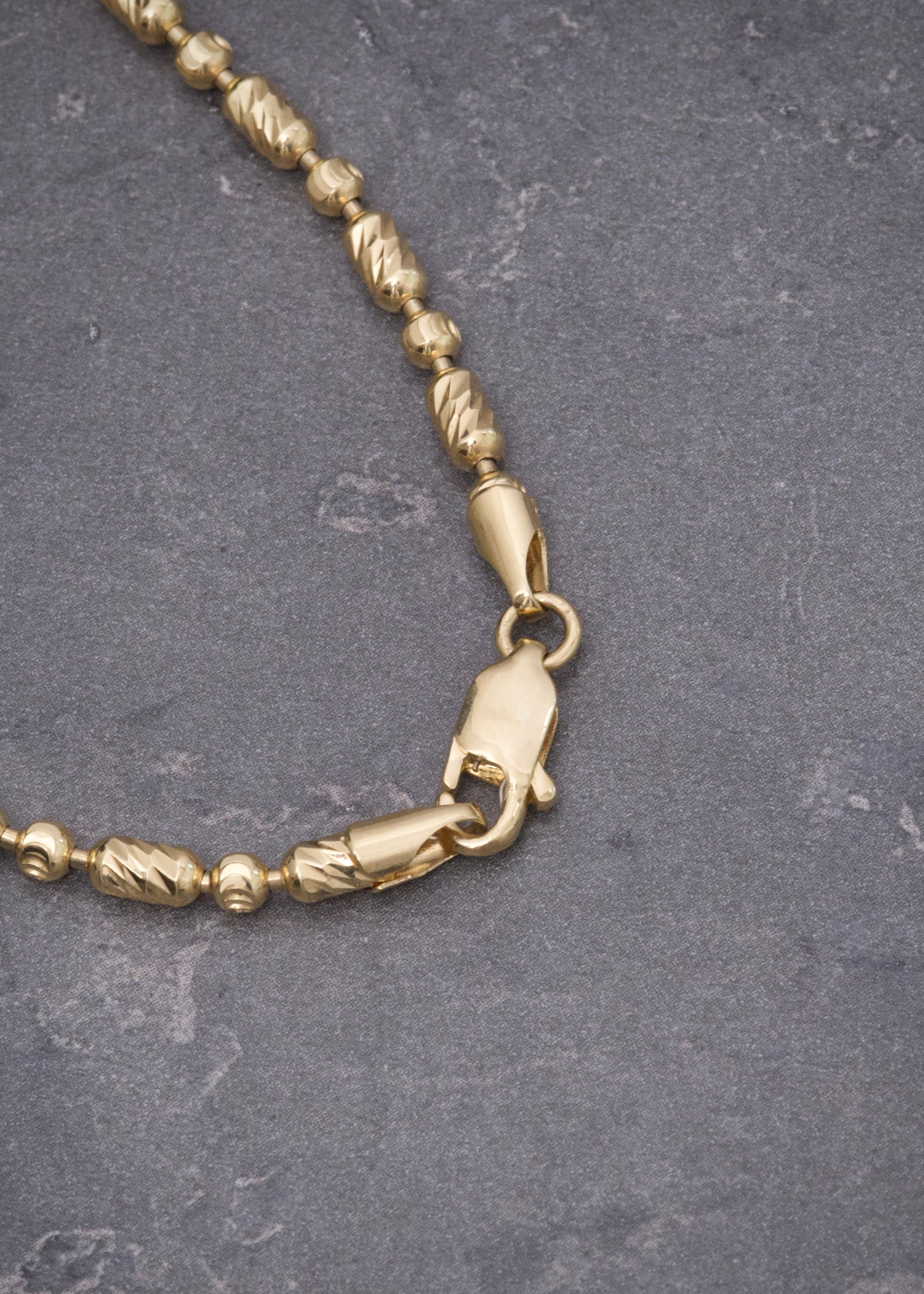 Cadena Palito Bolita 18.7gr / 60cm / 3mm — Oro Amarillo