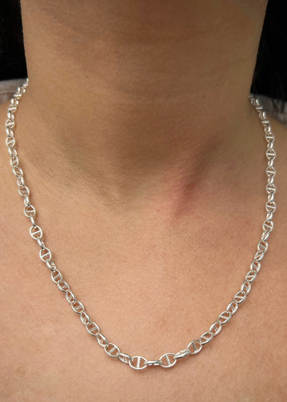 Cadena escalera 13.6gr / Largo 50cm / Plata B