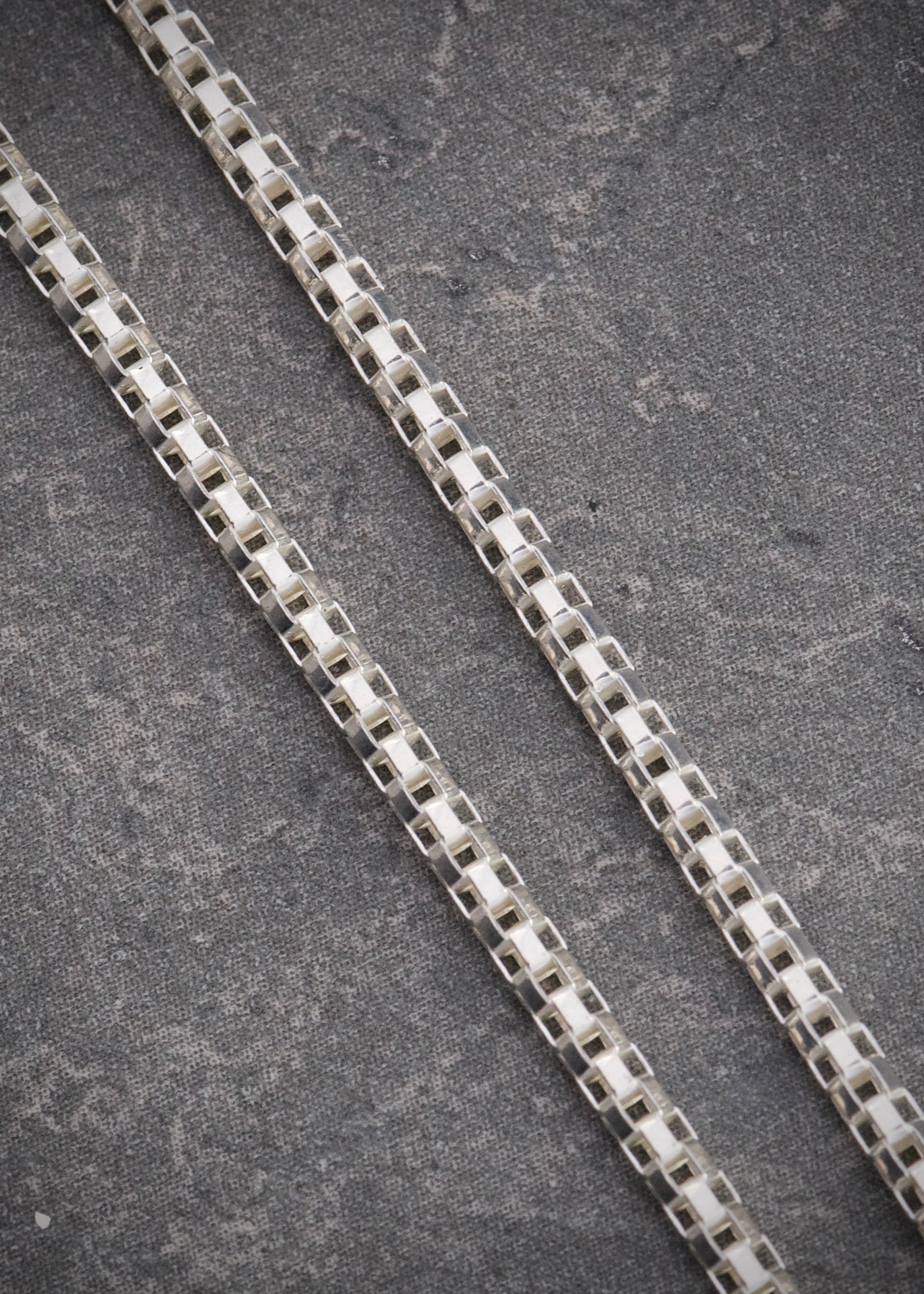 Cadena cola de raton 4.3gr / Largo 40cm / — — Plata