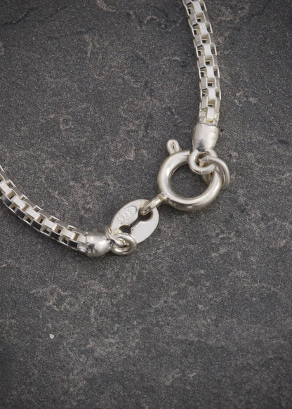 Cadena cola de raton 4.3gr / Largo 40cm / — — Plata