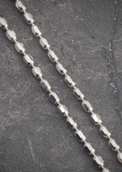 Cadena militar 7.75gr / Largo 45cm / — — Plata