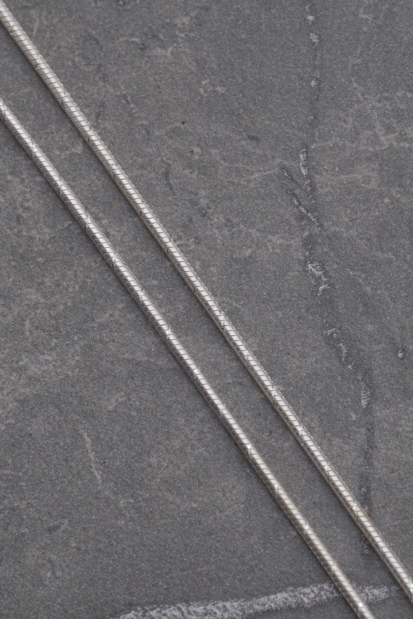 Cadena cola de raton 4.7gr / Largo 45cm / — — Plata