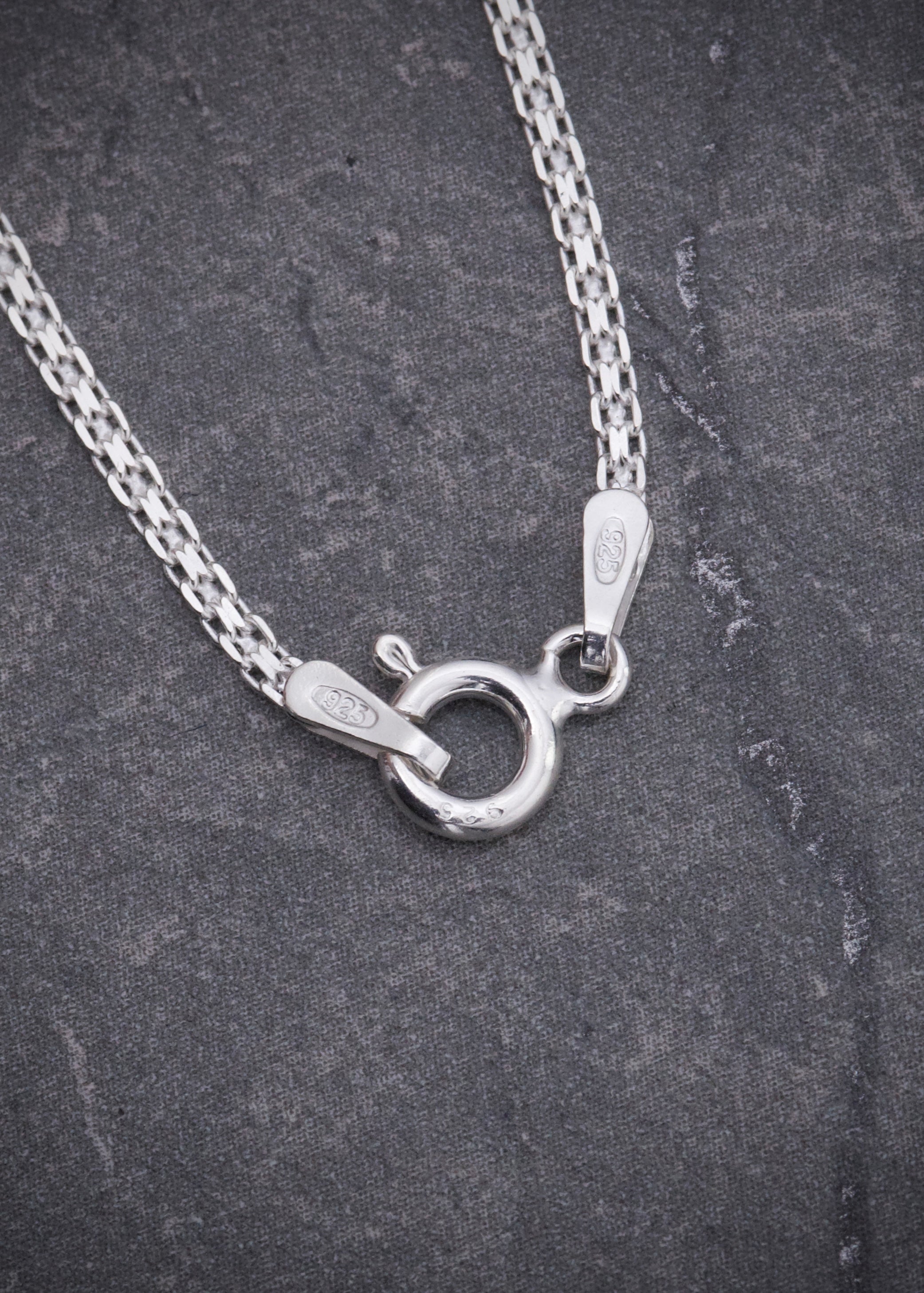 Cadena china 2.15gr / Largo 45cm / Plata B