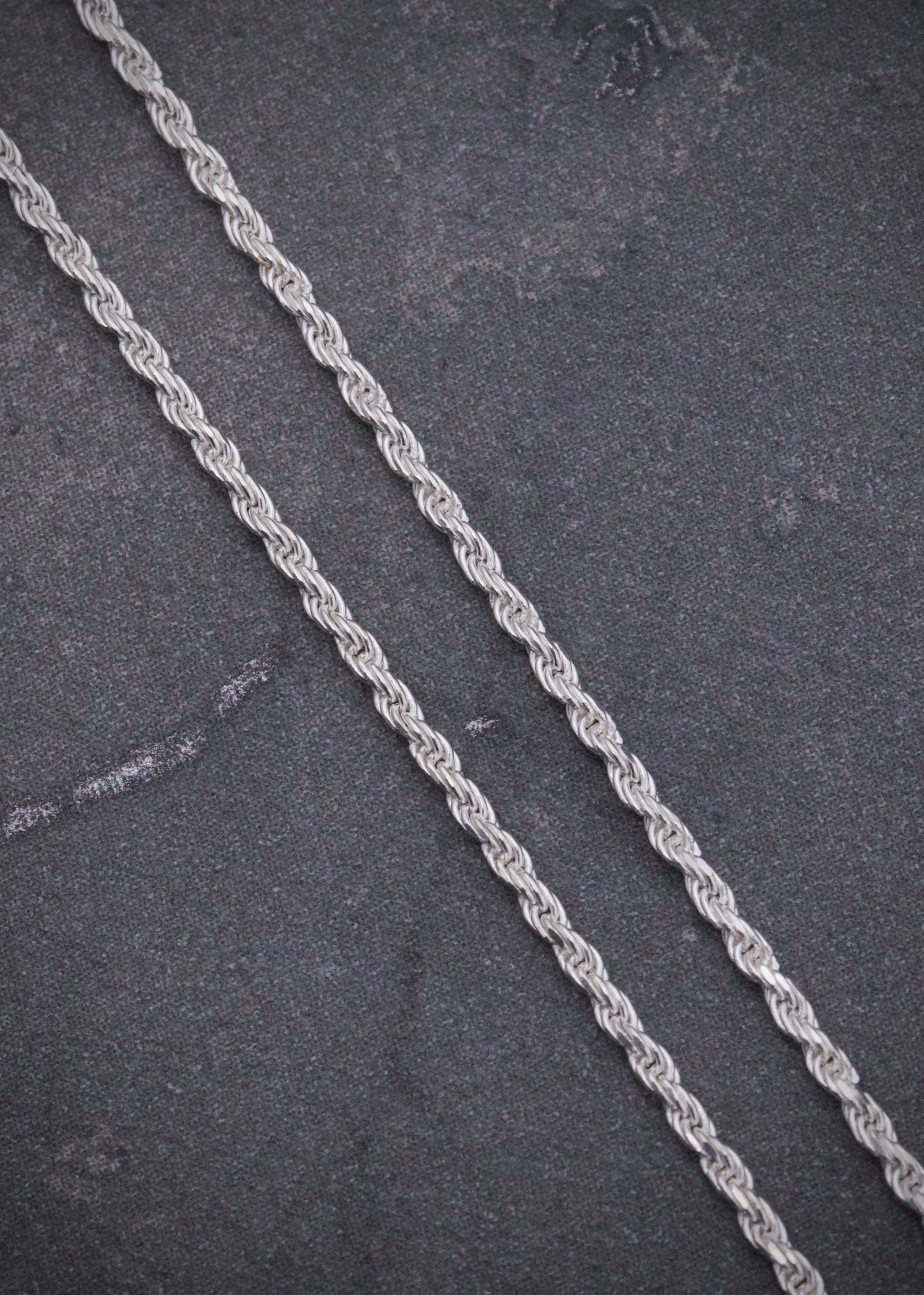 Cadena lazo 2.8gr / Largo 60cm / Plata B