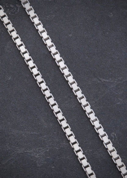 Cadena veneciana 21.3gr / Largo 60cm / — — Plata