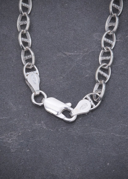 Cadena escalera 13.6gr / Largo 50cm / Plata B