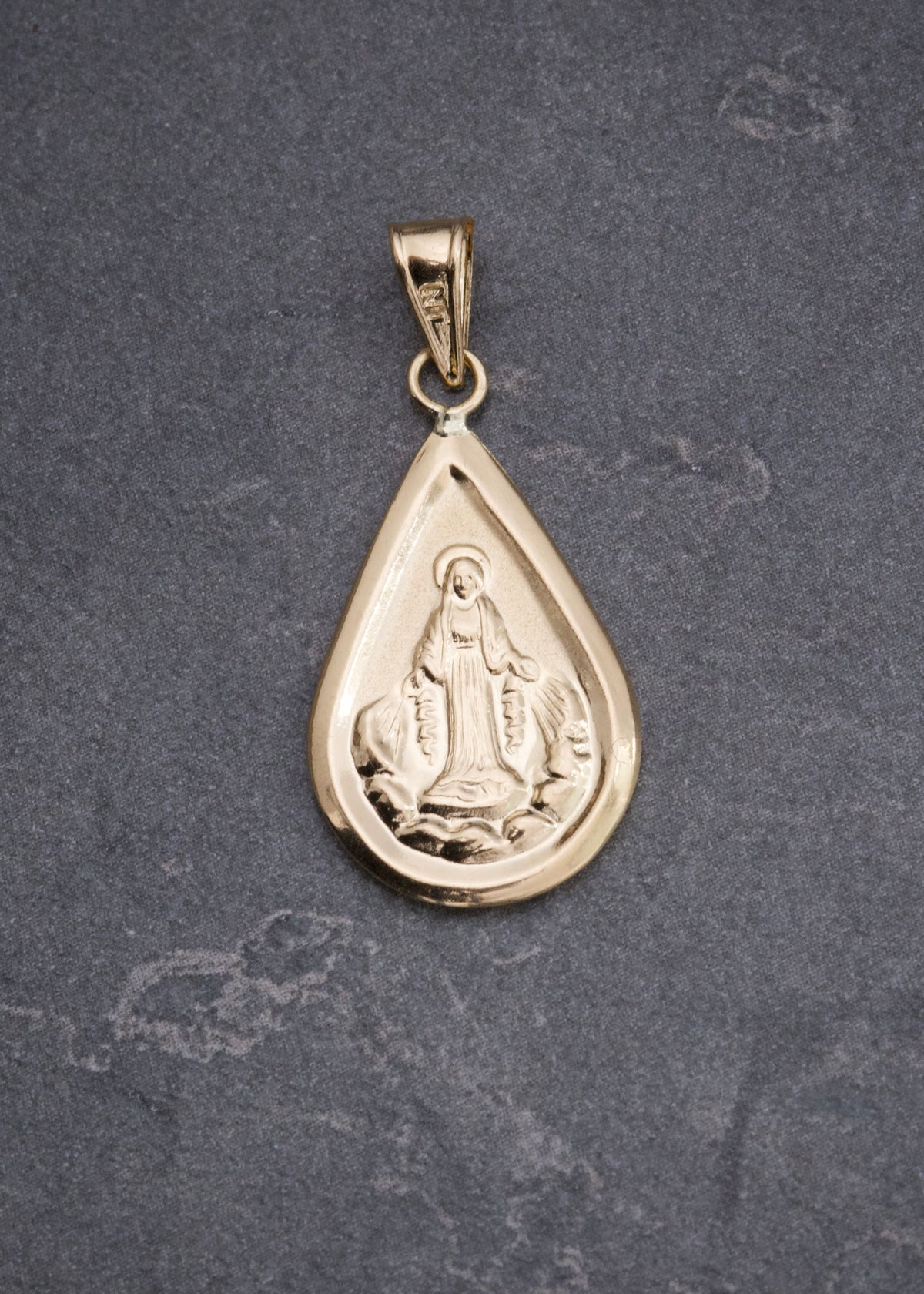 Dije Virgen de la Milagrosa 1.25gr / 3cm / 13mm — Oro Amarillo