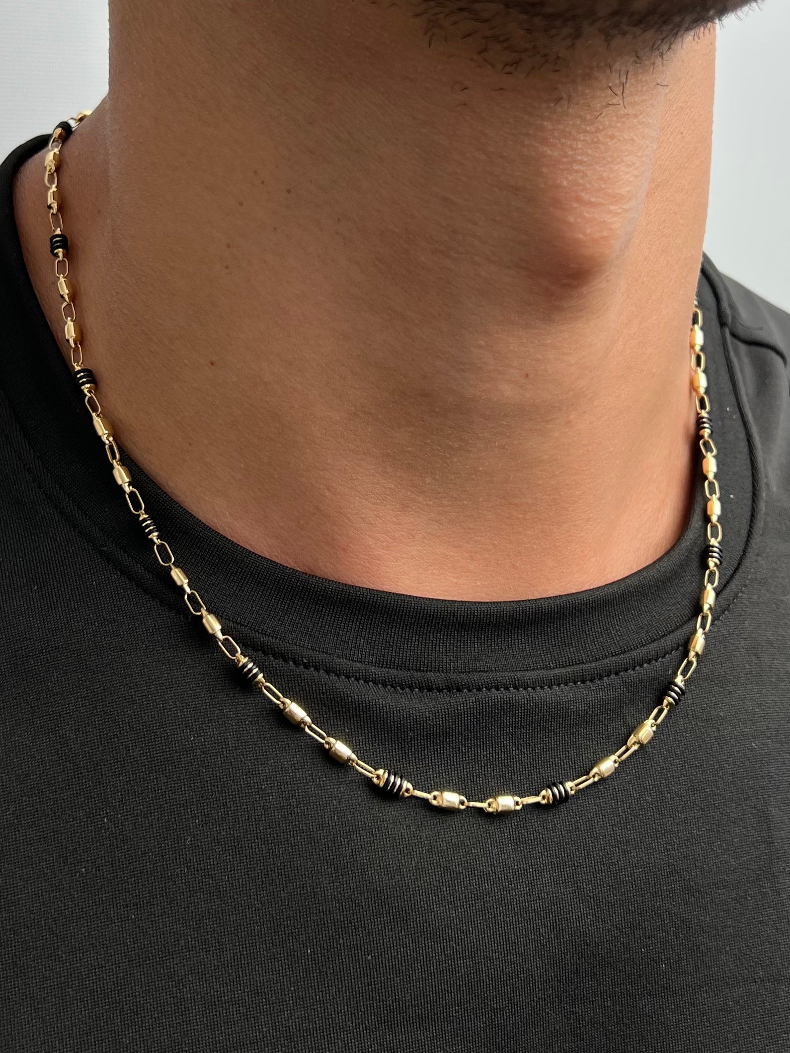 Cadena rustica 7.05gr / Largo 50cm / Oro Amarillo Nac M