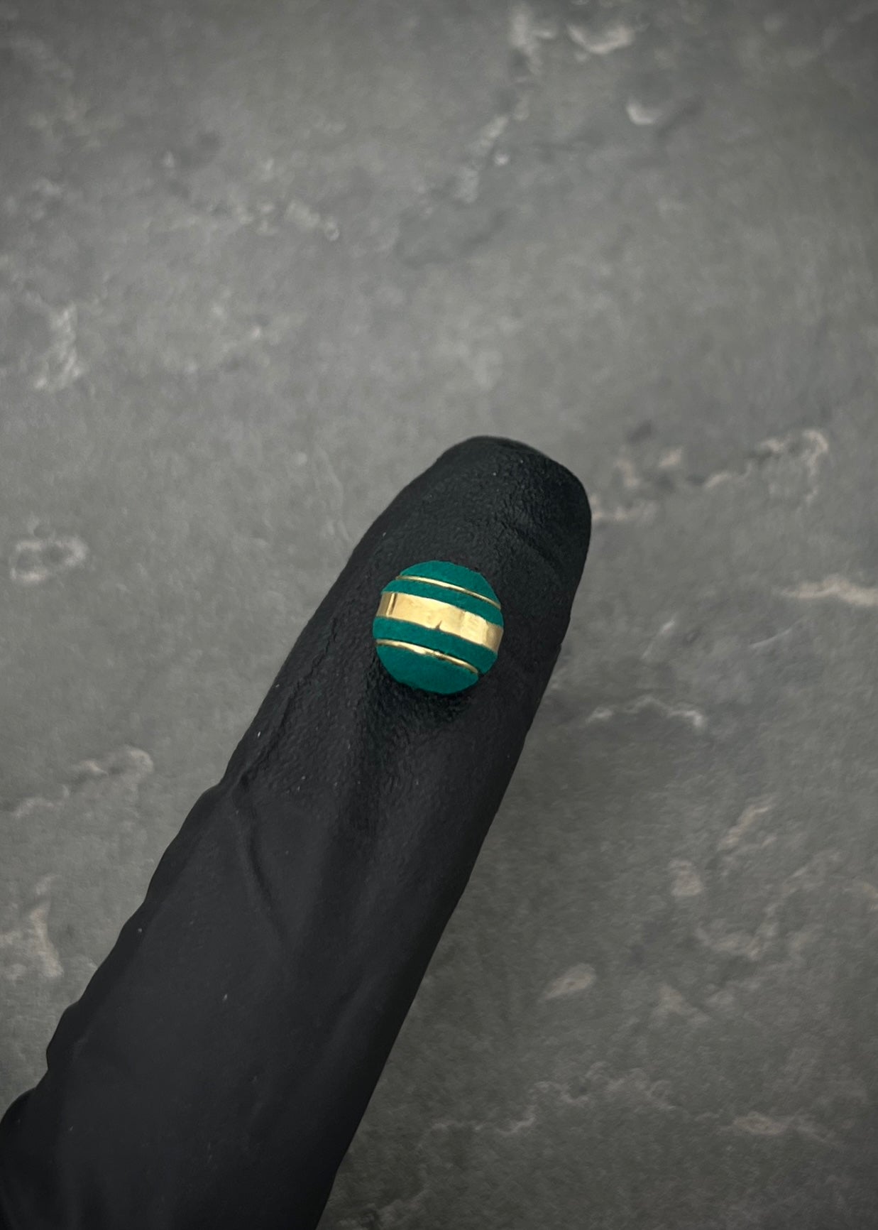 Neoros verdes 8mm 3 raya Oro Amarillo — Oro Amarillo