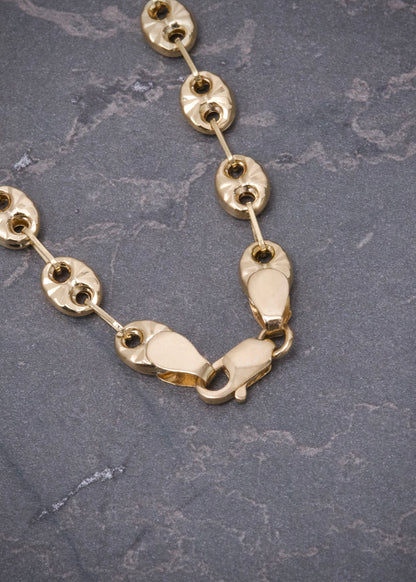 Pulso gc diamantada 5.1gr / Largo 22cm / Oro Amarillo Nac M