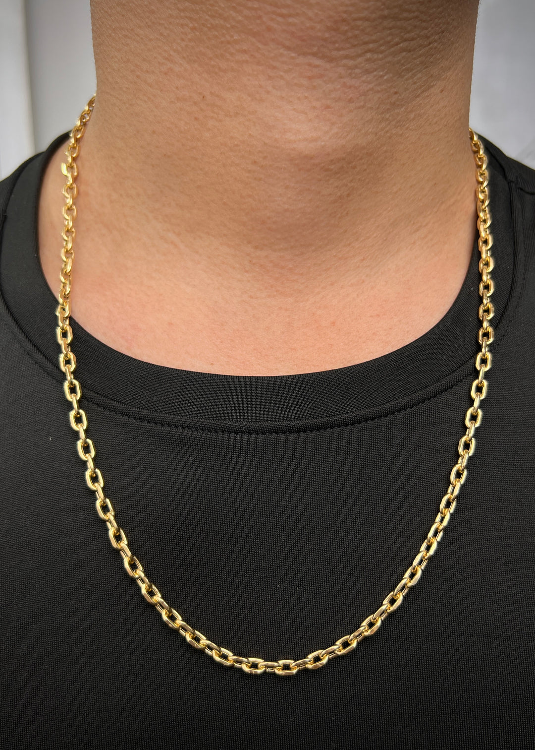 Cadena aro seguido 18.9gr / Largo 60cm — Oro Amarillo
