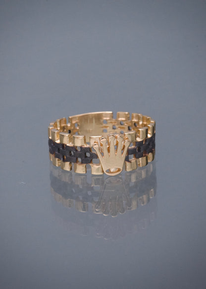 Anillo Rx 4.1gr / Talla 7 1/2 — Oro Amarillo