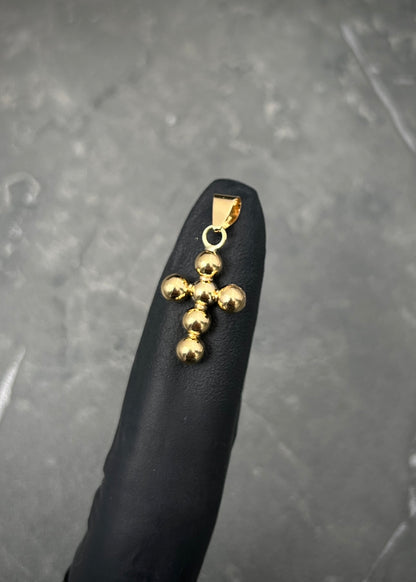 Dije Cruz 0.8gr / Largo 2.5cm / Oro Amarillo Nac B