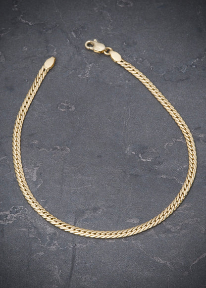 Pulso serpiente 2.4gr / Largo 19.5cm / Oro Amarillo italy +3 B