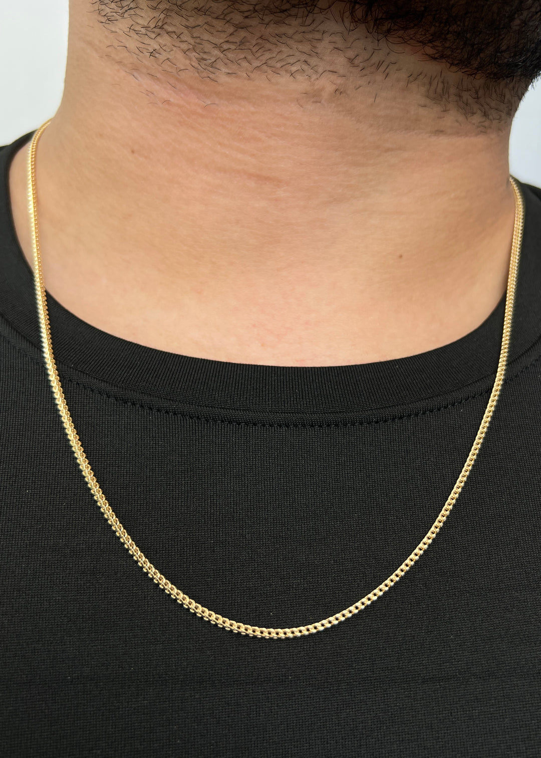 Cadena Franco 9.85gr / 60cm / 2.1mm — Oro Amarillo