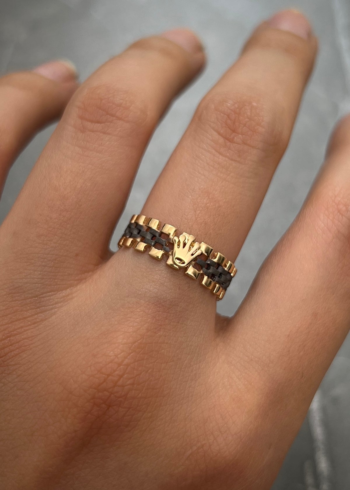 Anillo Rx 2.9gr / Talla 6 — Oro Amarillo