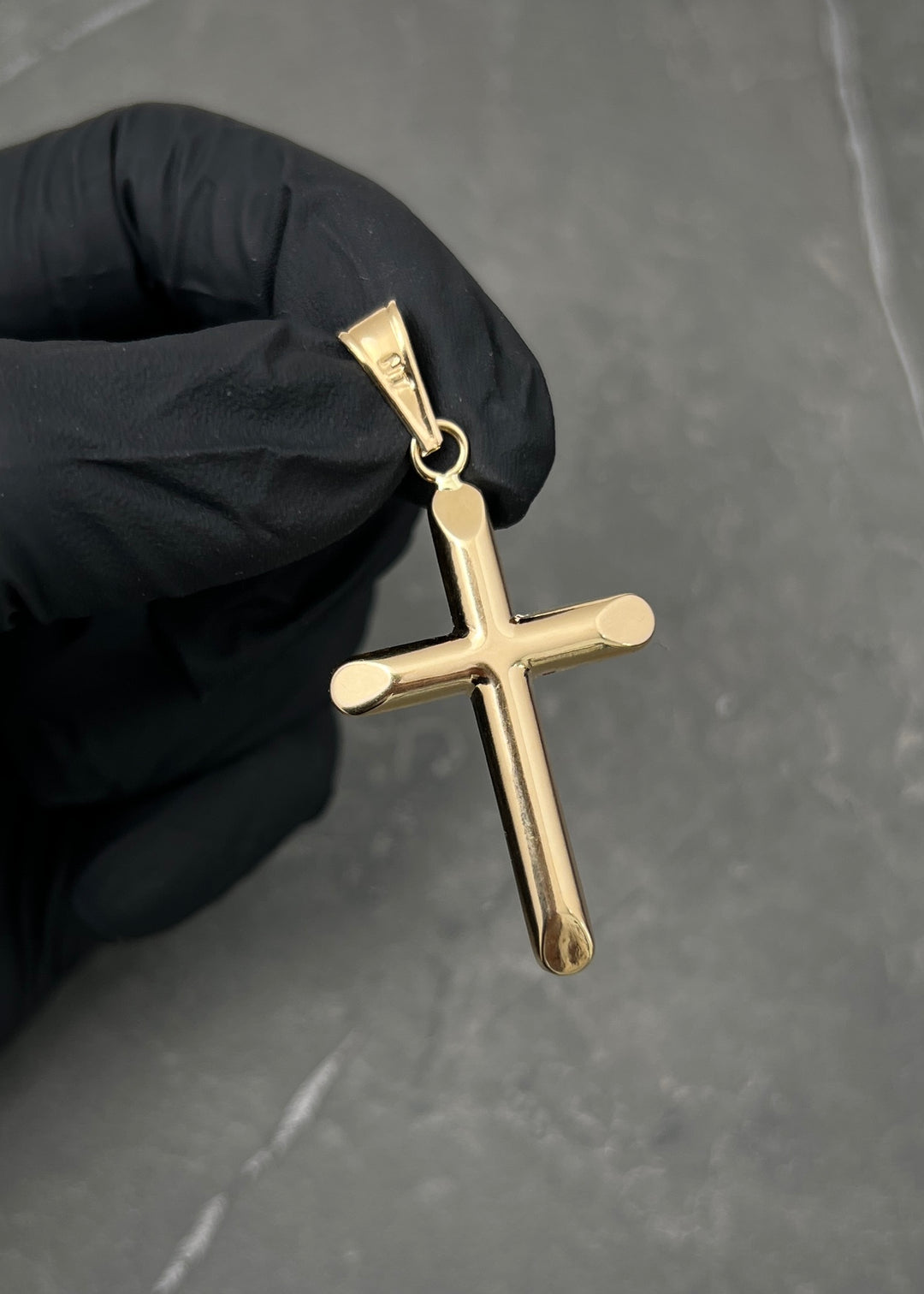 Dije Cruz 2.4gr / 4.7cm / 23mm — Oro Amarillo
