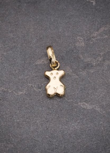 Dije Oso Th 0.3gr / 1.4cm / 5.5mm — Oro Amarillo