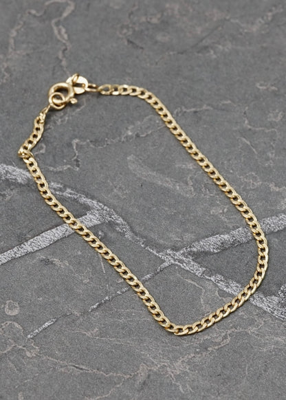 Pulso mini cubano 1.45gr / Largo 18cm / Oro Amarillo italy cte P