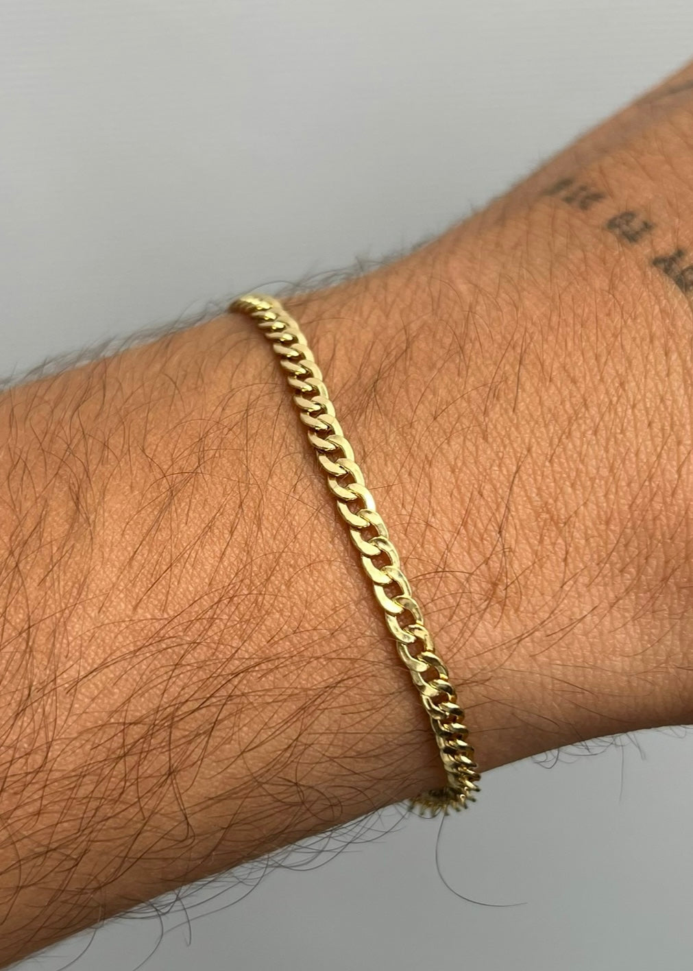 Pulsera cubano 2.75gr / Largo 18.5cm / Oro Amarillo italy cte P
