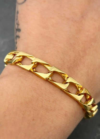 Pulso pancer 32.55gr / Largo 20cm / Oro Amarillo Nac M