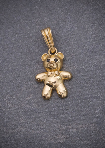 Dije oso 1.2gr / Largo 1.8cm / Oro Amarillo Nac M