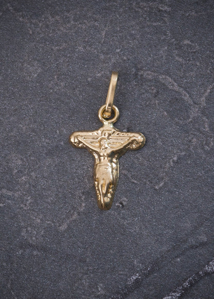 Dije cristo 0.25gr / Largo 1.6cm / Oro Amarillo Nac P