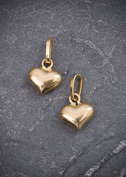 Dije corazon 0.2gr / Largo 1.2cm / Oro Amarillo Nac B