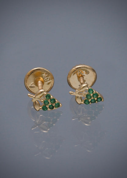 Topos uva 0.6gr / Largo 0.6cm / Oro Amarillo Nac P