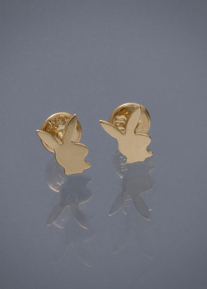 Topos conejo 0.6gr / Largo 0.8cm / Oro Amarillo Nac B