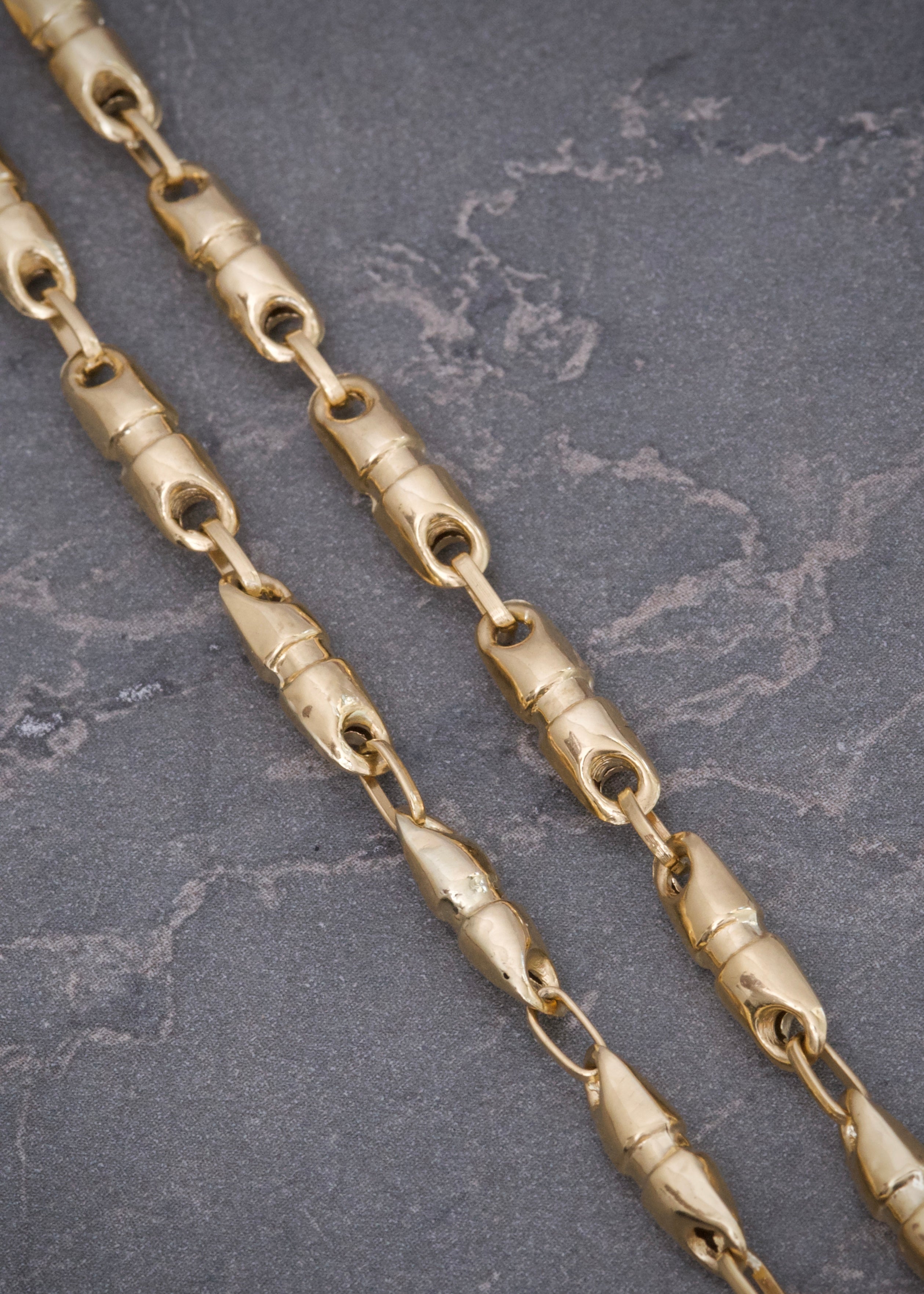 Cadena rustica 11.65gr / Largo 50cm / Oro Amarillo Nac*