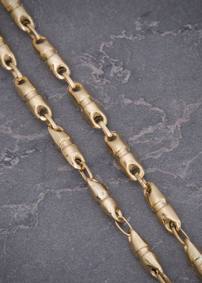 Cadena rustica 11.65gr / Largo 50cm / Oro Amarillo Nac*