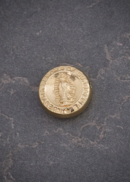 Herraje virgen de guadalupe 0.45gr / Largo 1cm / Oro Amarillo Nac B