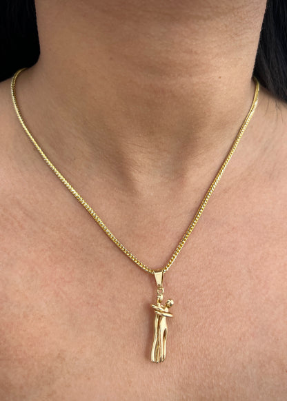 Dije pareja 5.85gr / Largo 3.6cm / Oro Amarillo Nac M