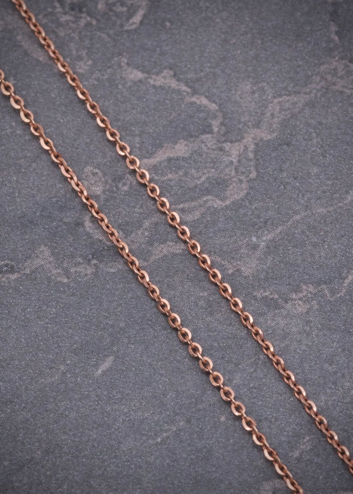 Cadena Aro Seguido 1.8gr / 45cm / 1mm — Oro Rosado