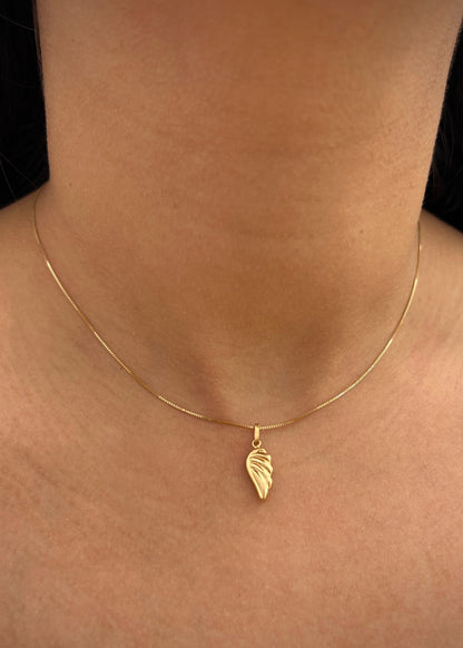 Dije ala 0.45gr / Largo 2cm / Oro Amarillo Nac P