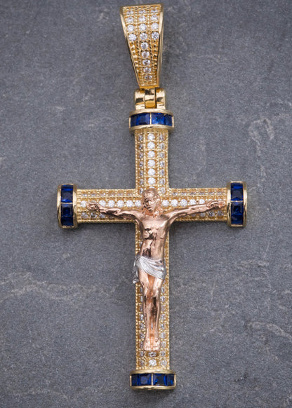 Dije Cruz con Cristo 8gr / 5.2cm / 25mm — Dos Oros