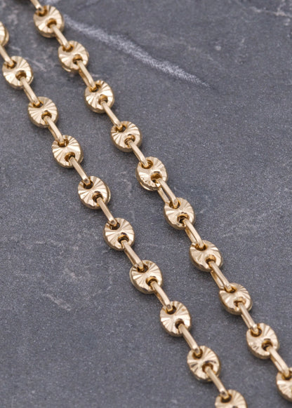 Cadena gc diamantada 7.8gr / Largo 45cm / Oro Amarillo Nac B