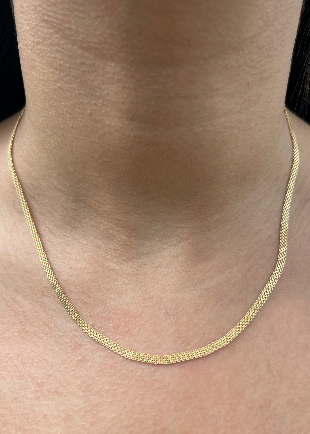 Cadena China 4.7gr / 45cm / 2.8mm — Oro Amarillo