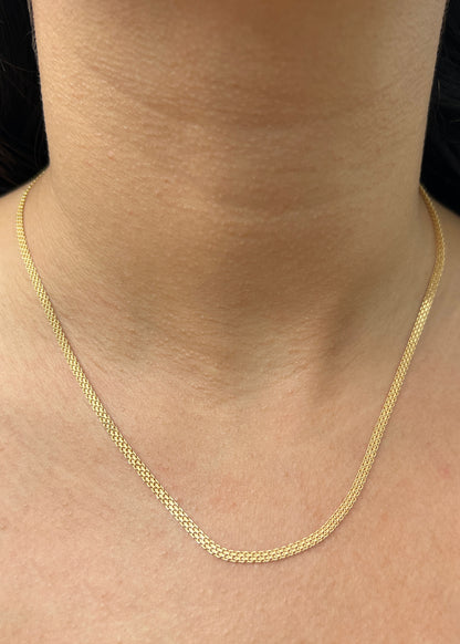Cadena China 4.15gr / 45cm / 2.5mm — Oro Amarillo