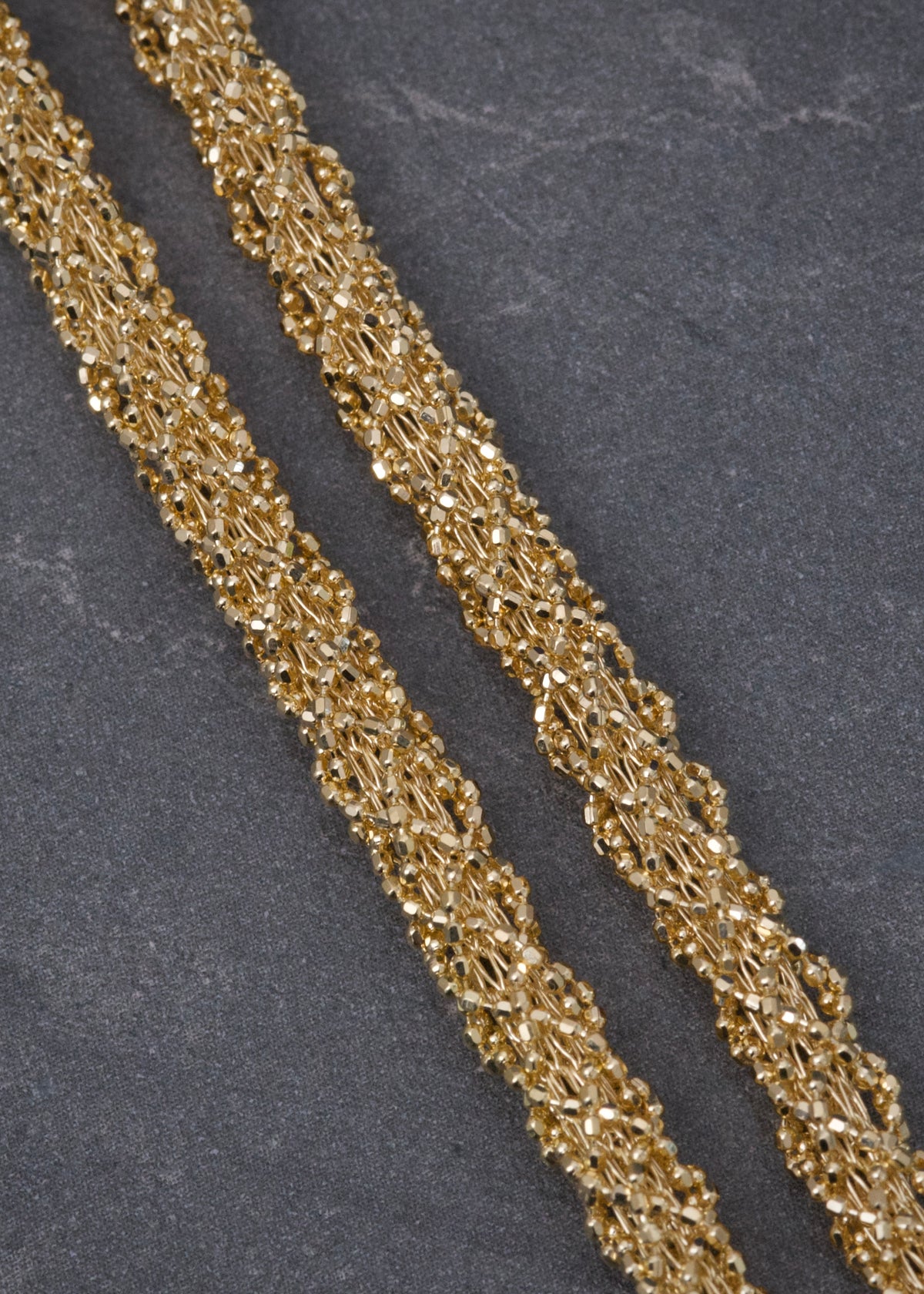 Cadena Diamantada 25.85gr / 60cm / 4.4mm — Oro Amarillo